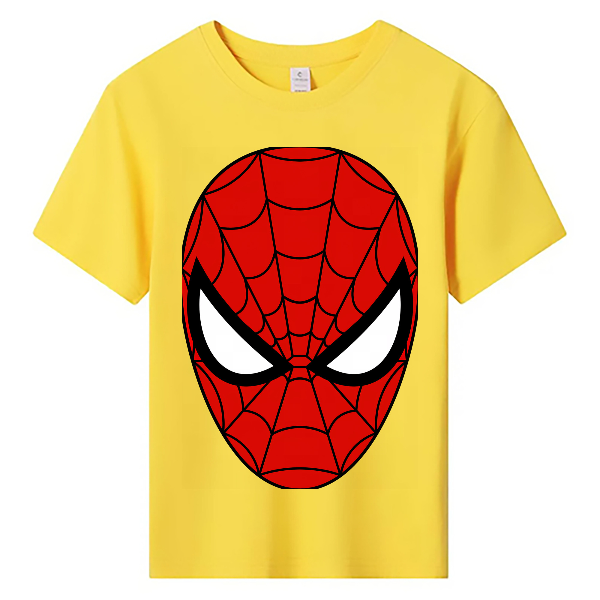 （画像用） Spider Man スパイダーマン 綿100％キッズTシャツ（フロントプリント）