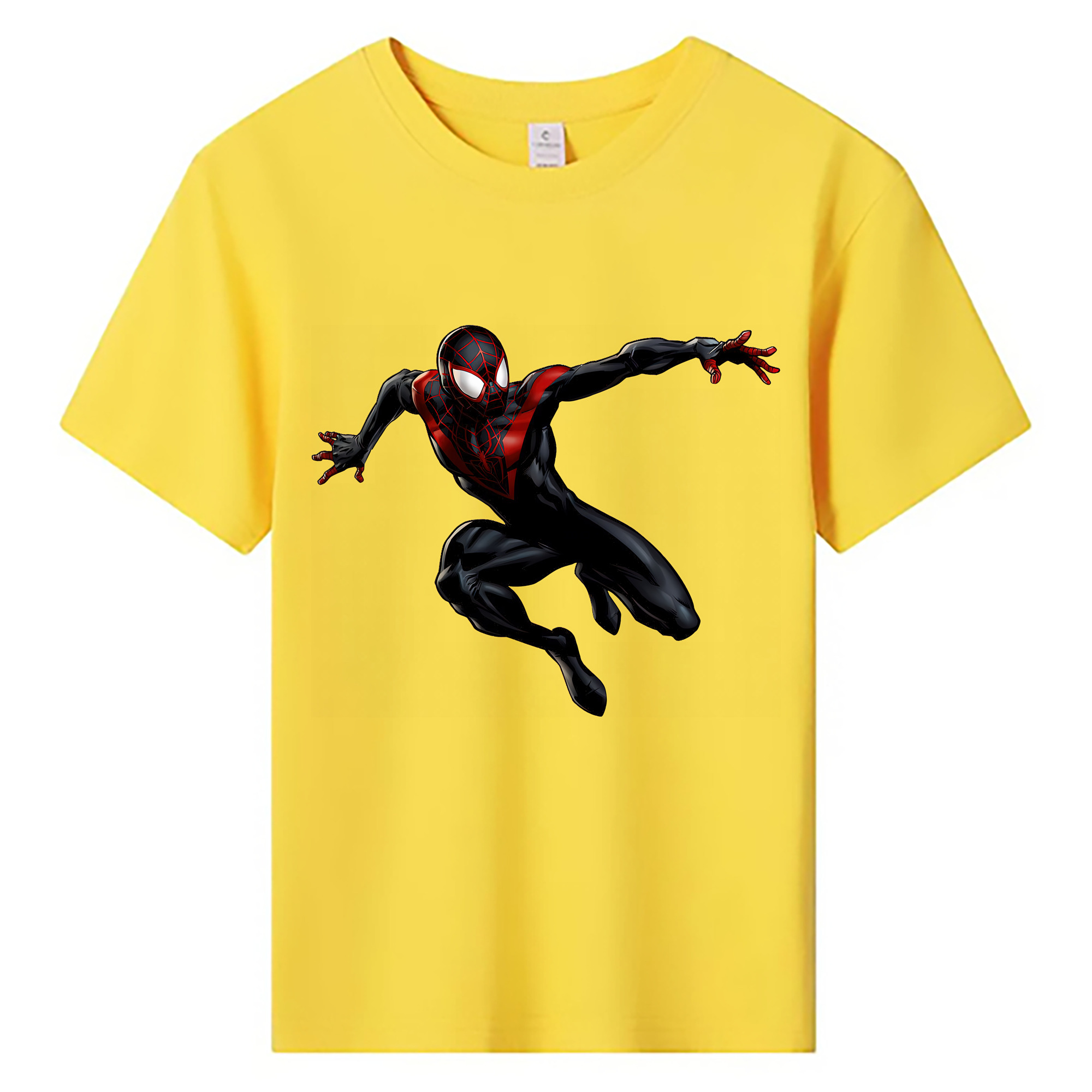 （画像用） Spider Man スパイダーマン 綿100％キッズTシャツ（フロントプリント）