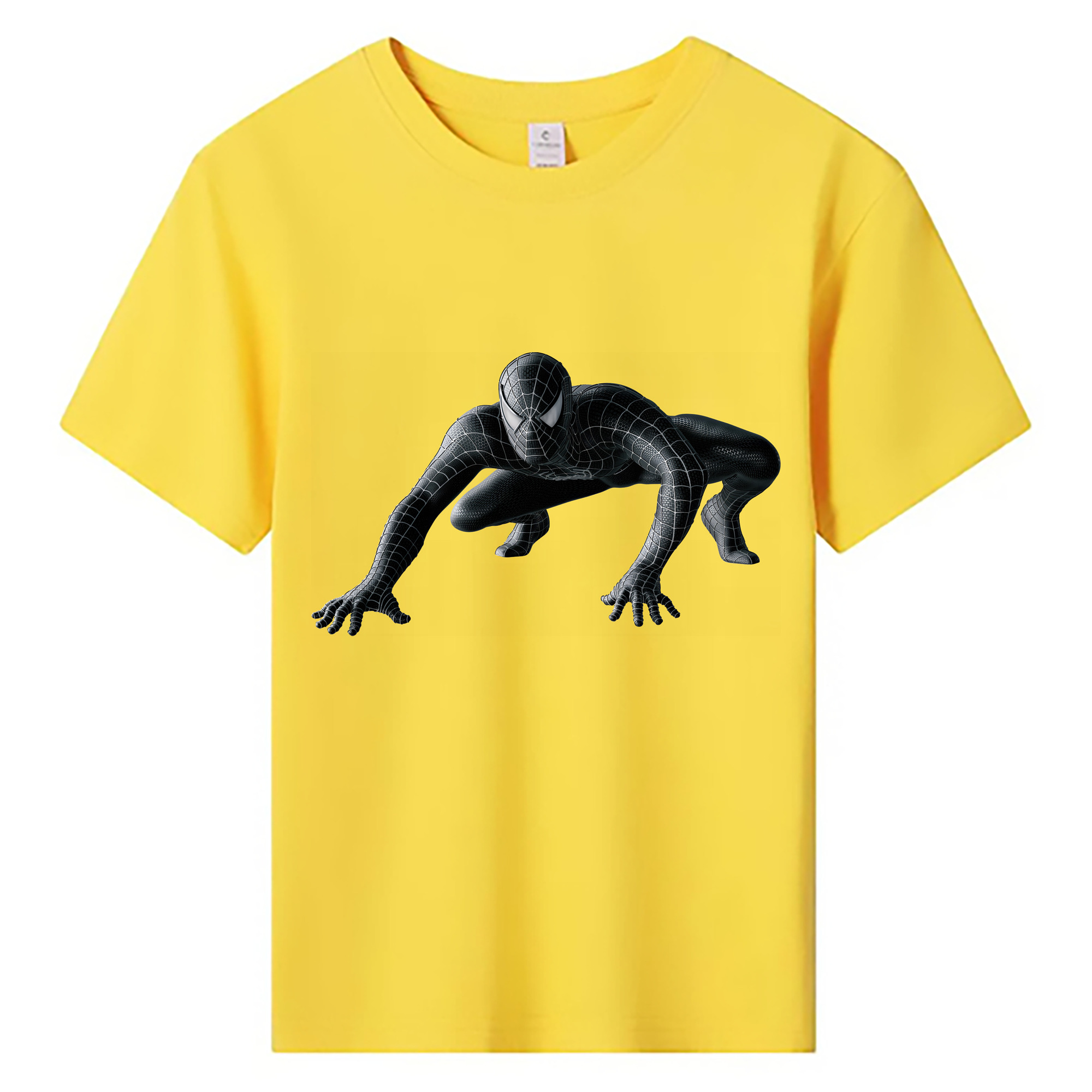 （画像用） Spider Man スパイダーマン 綿100％キッズTシャツ（フロントプリント）