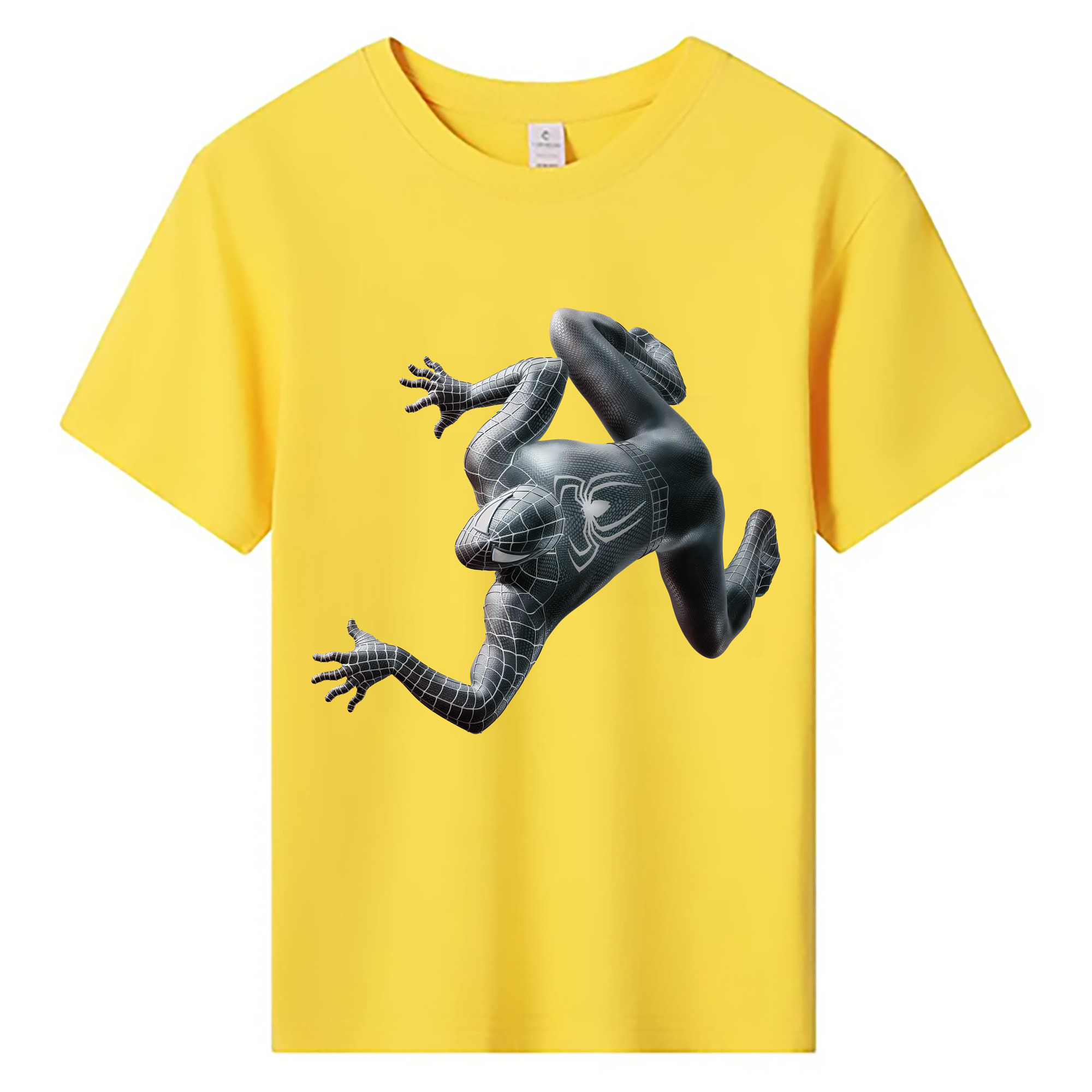 （画像用） Spider Man スパイダーマン 綿100％キッズTシャツ（フロントプリント）