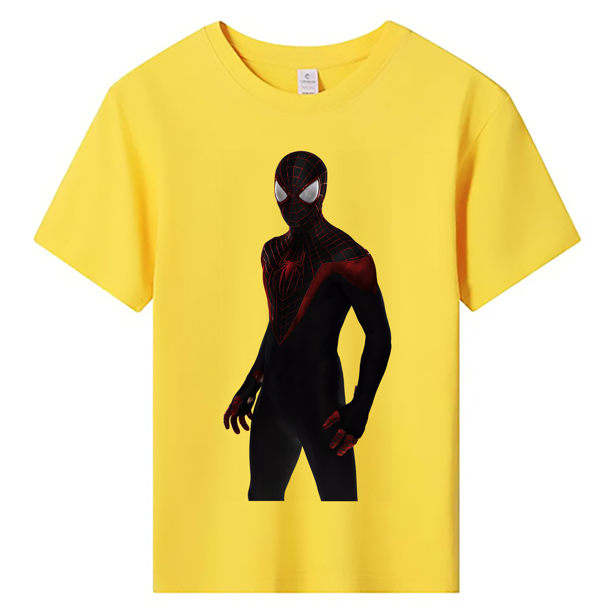 （画像用） Spider Man スパイダーマン 綿100％キッズTシャツ（フロントプリント）