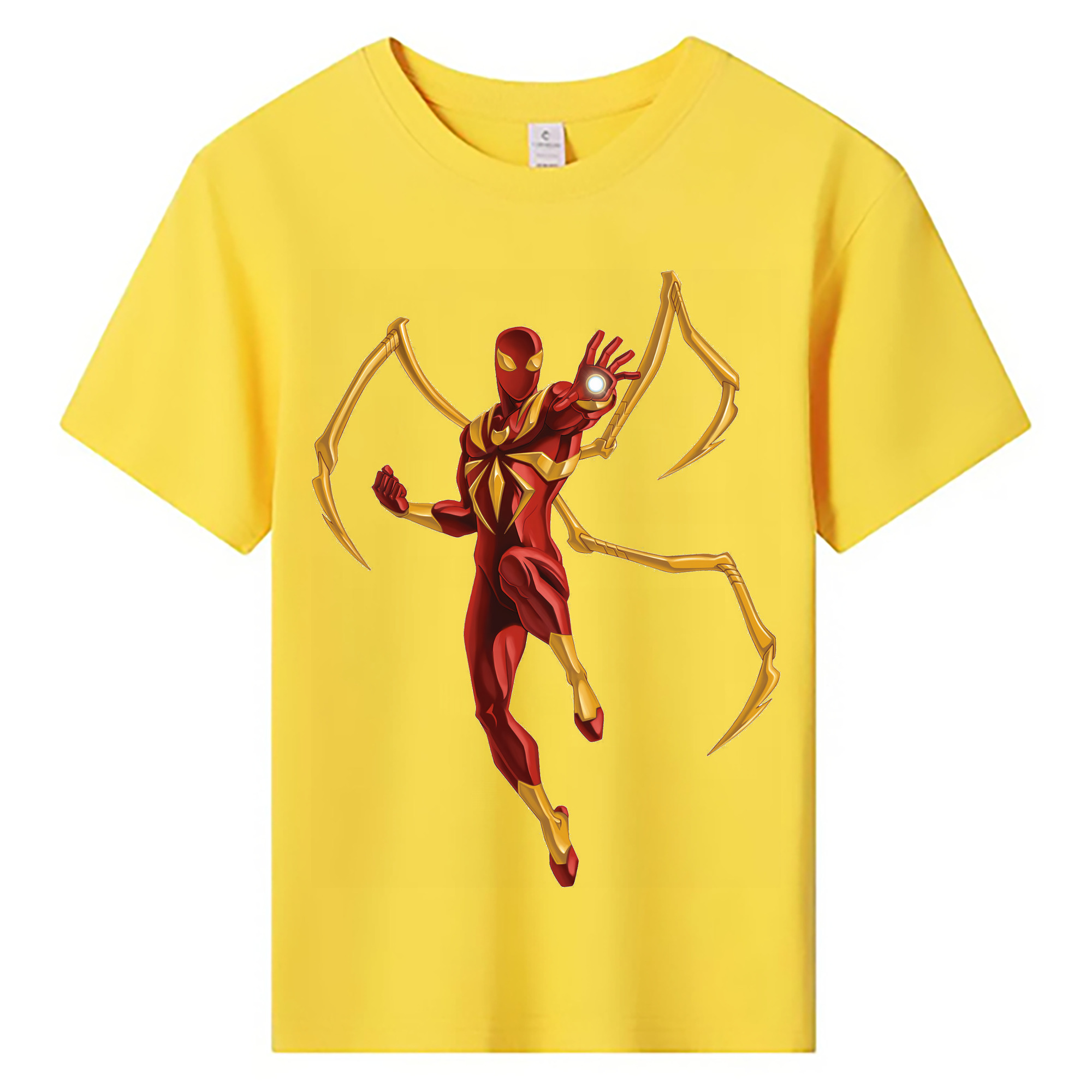 （画像用） Spider Man スパイダーマン 綿100％キッズTシャツ（フロントプリント）