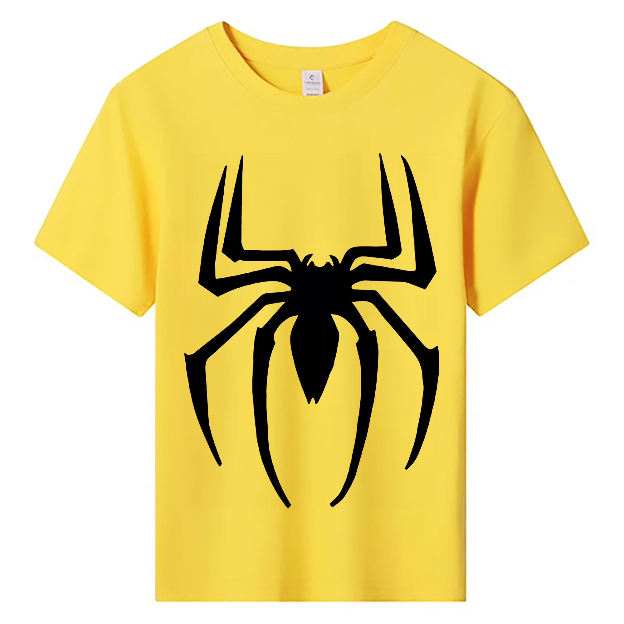 （画像用） Spider Man スパイダーマン 綿100％キッズTシャツ（フロントプリント）