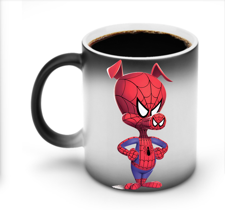（画像用） Spider Man スパイダーマン 温度変色マグカップ