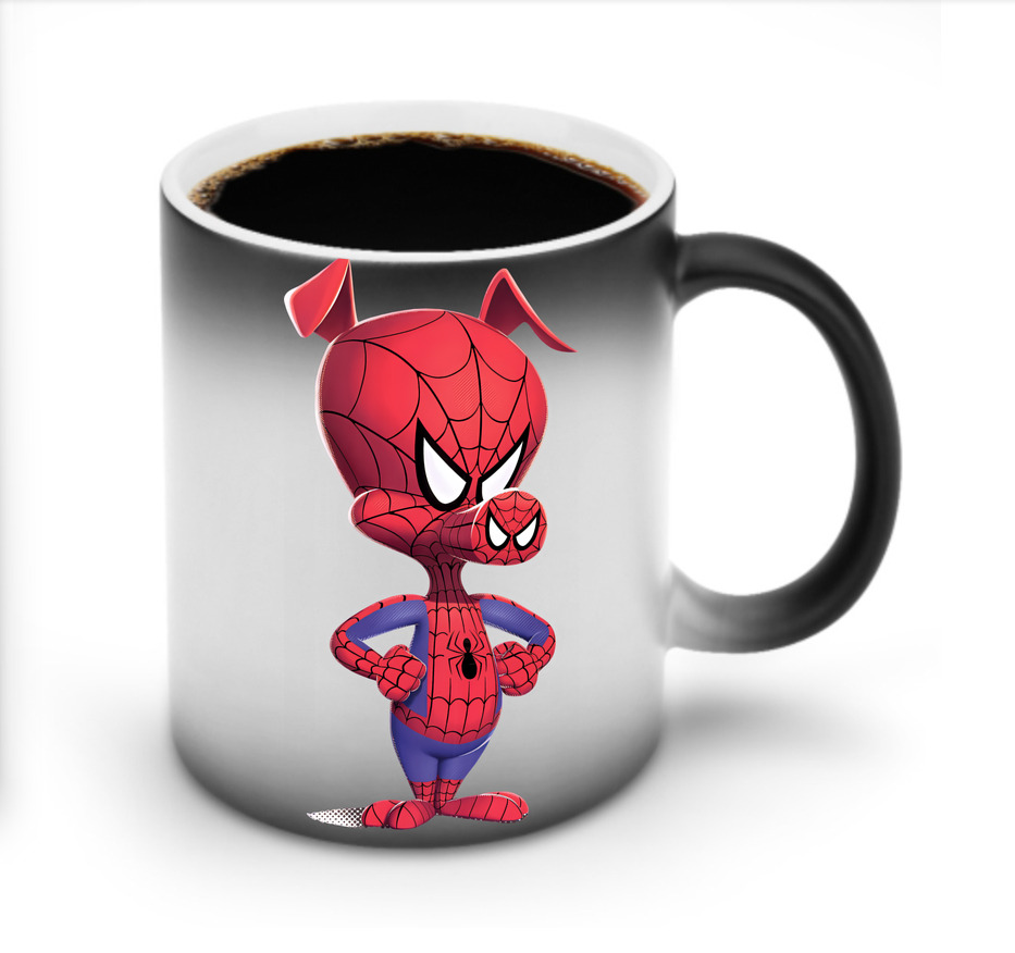 （画像用） Spider Man スパイダーマン 温度変色マグカップ