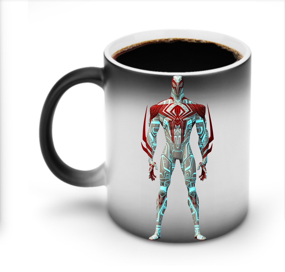 （画像用） Spider Man スパイダーマン 温度変色マグカップ