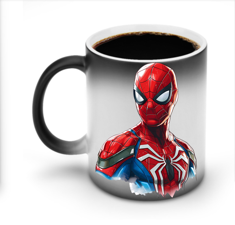 （画像用） Spider Man スパイダーマン 温度変色マグカップ
