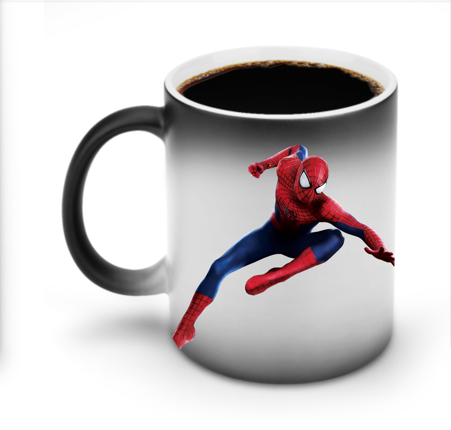 （画像用） Spider Man スパイダーマン 温度変色マグカップ