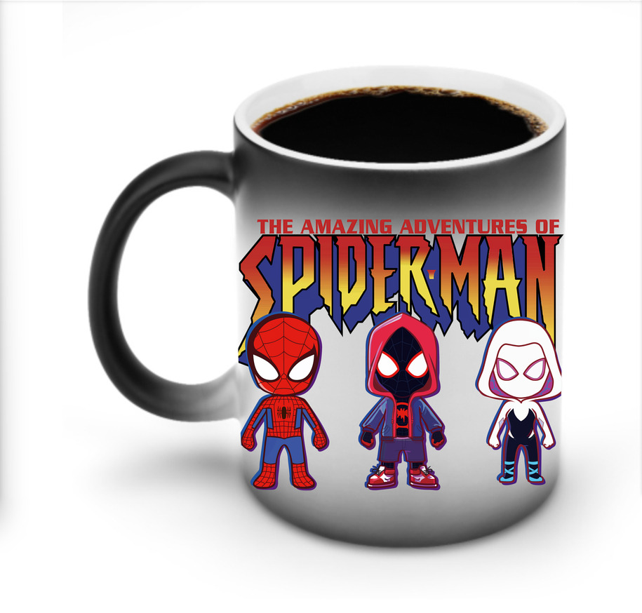 （画像用） Spider Man スパイダーマン 温度変色マグカップ