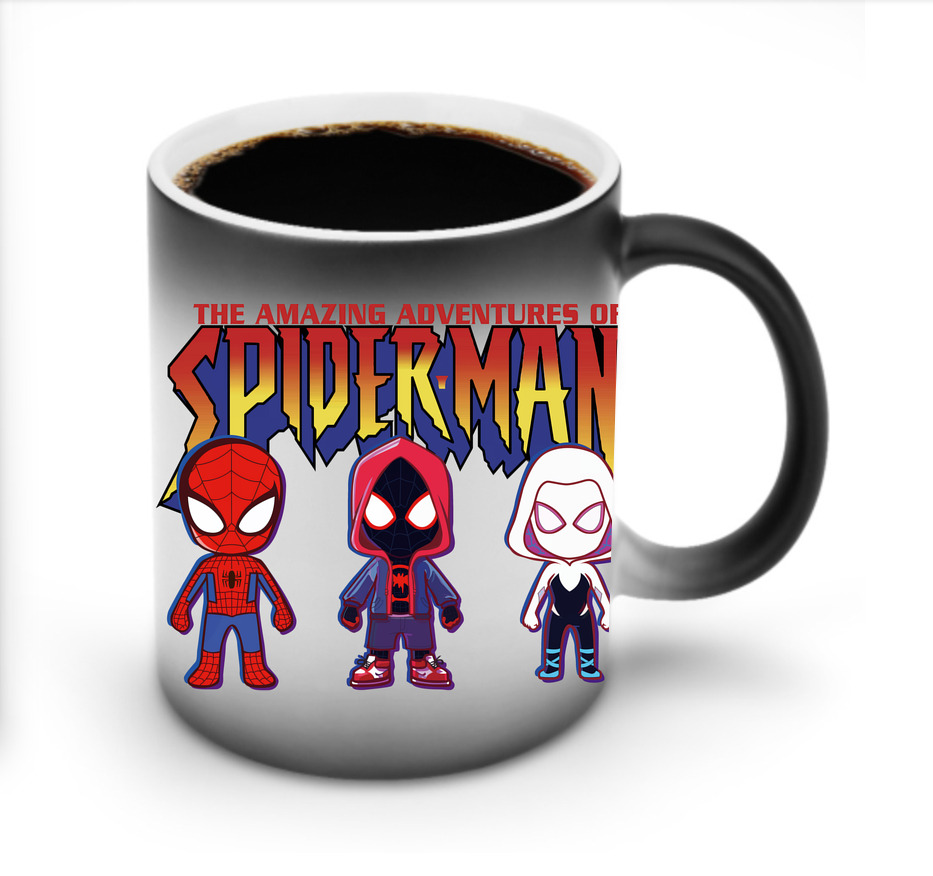 （画像用） Spider Man スパイダーマン 温度変色マグカップ