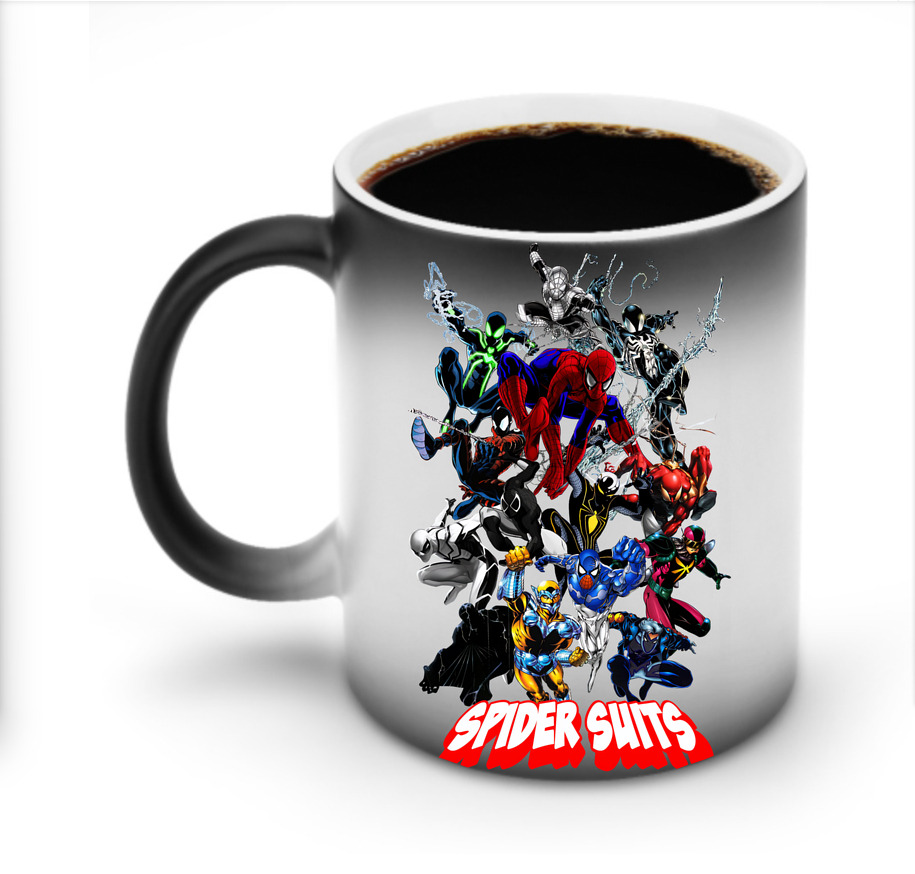 （画像用） Spider Man スパイダーマン 温度変色マグカップ