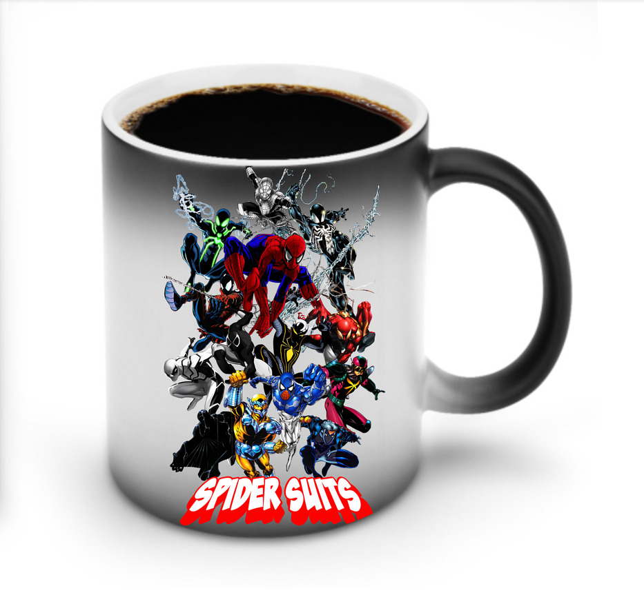 （画像用） Spider Man スパイダーマン 温度変色マグカップ