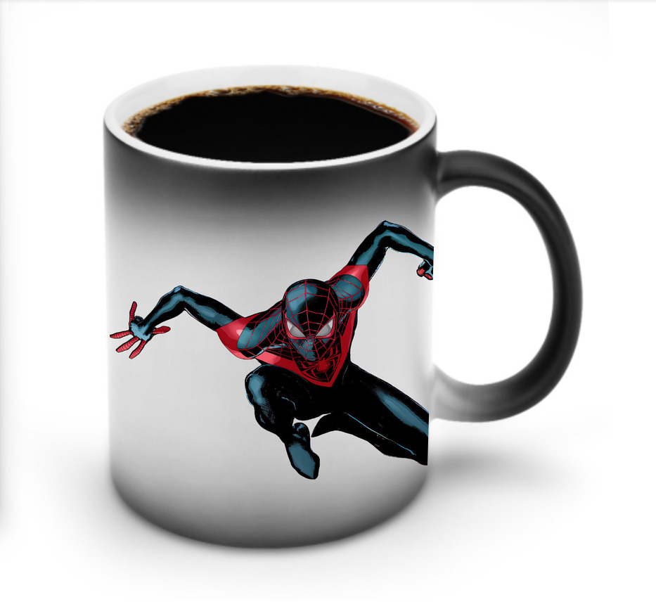 （画像用） Spider Man スパイダーマン 温度変色マグカップ