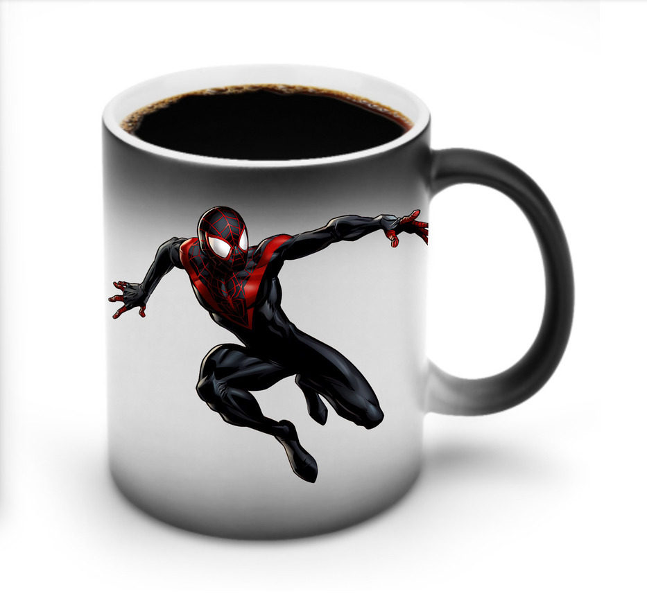 （画像用） Spider Man スパイダーマン 温度変色マグカップ