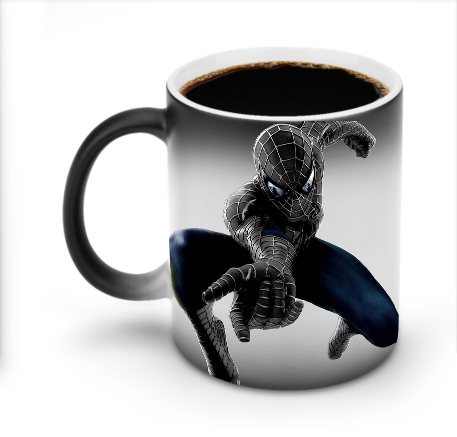 （画像用） Spider Man スパイダーマン 温度変色マグカップ