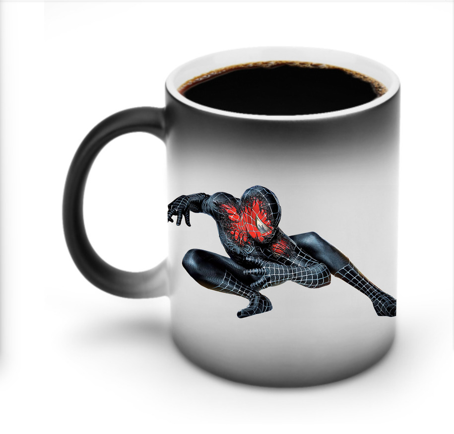 （画像用） Spider Man スパイダーマン 温度変色マグカップ