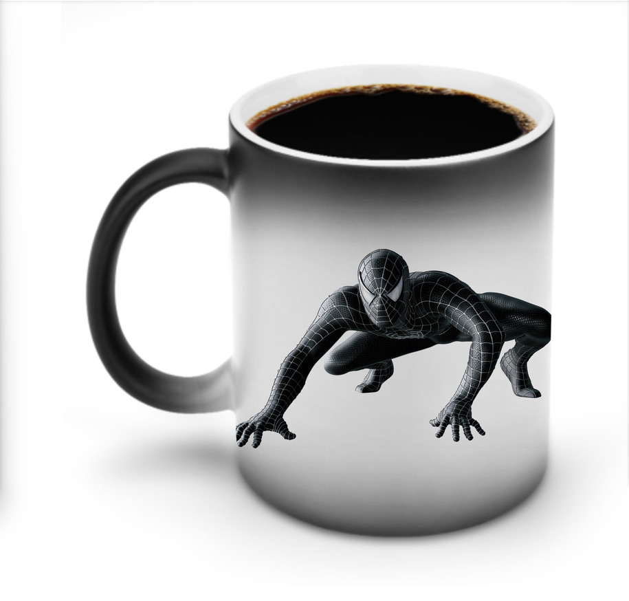 （画像用） Spider Man スパイダーマン 温度変色マグカップ