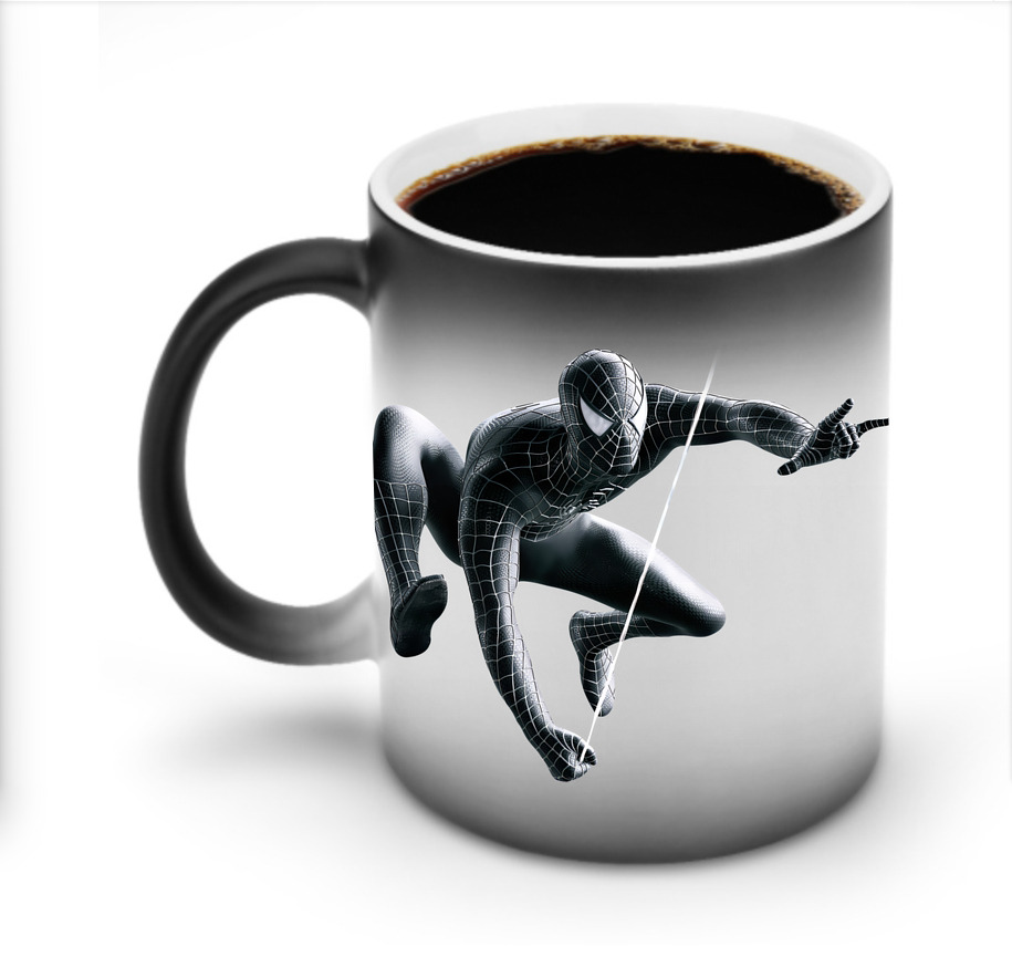 （画像用） Spider Man スパイダーマン 温度変色マグカップ