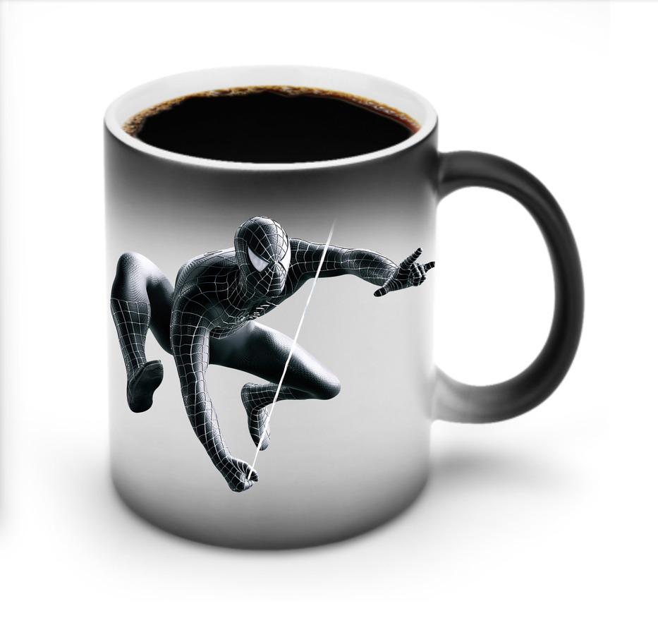 （画像用） Spider Man スパイダーマン 温度変色マグカップ