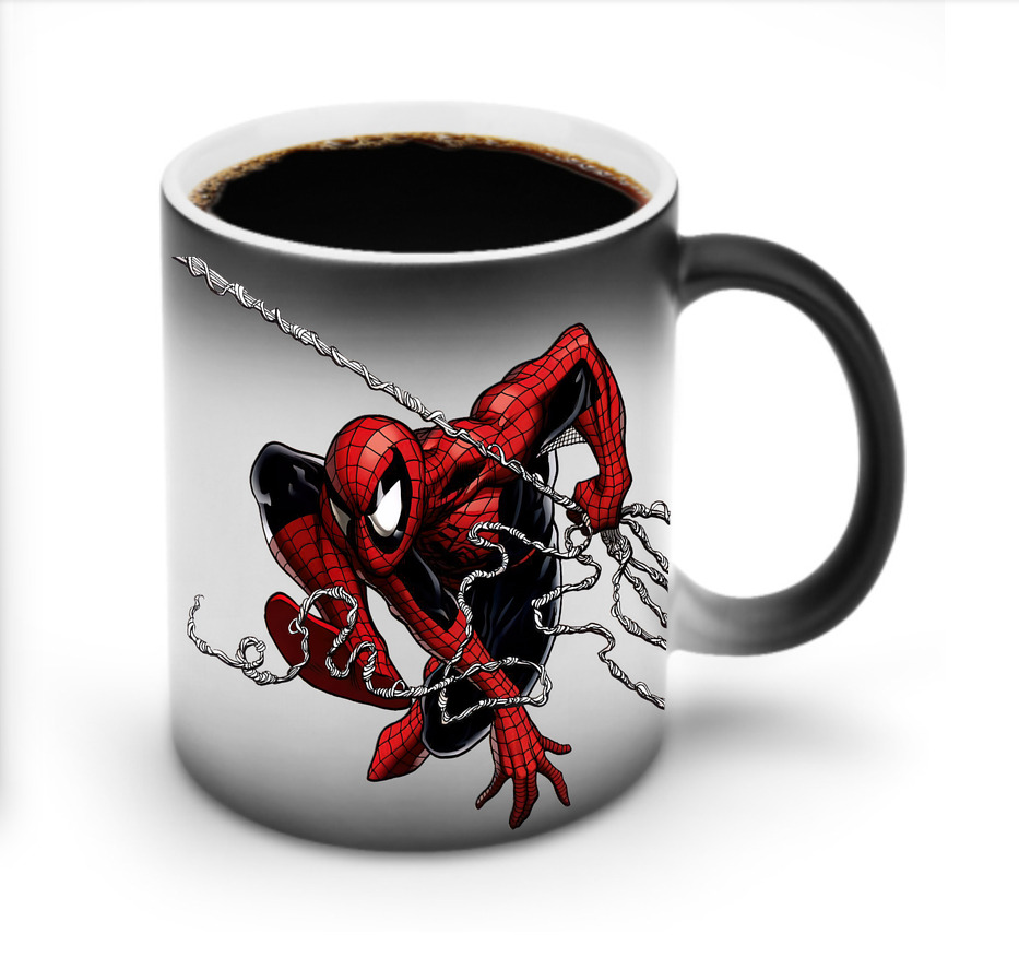 （画像用） Spider Man スパイダーマン 温度変色マグカップ