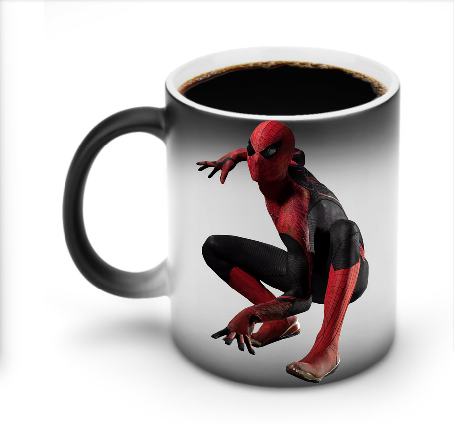 （画像用） Spider Man スパイダーマン 温度変色マグカップ