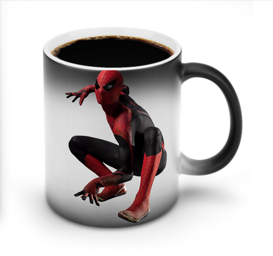 （画像用） Spider Man スパイダーマン 温度変色マグカップ