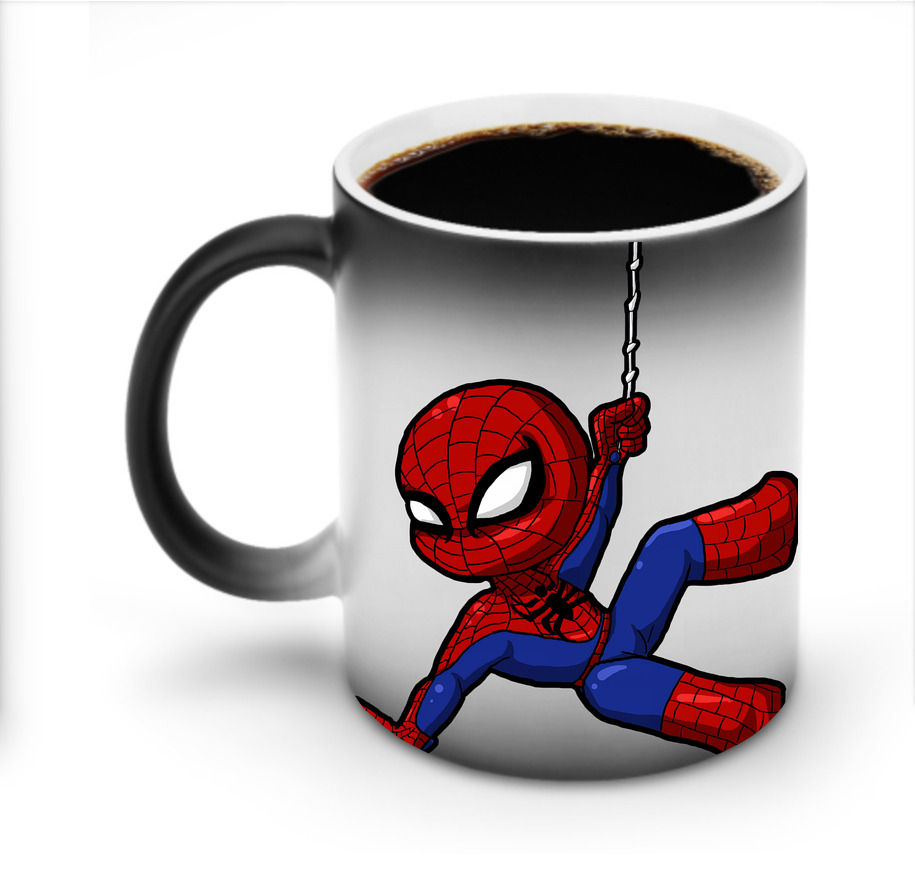 （画像用） Spider Man スパイダーマン 温度変色マグカップ