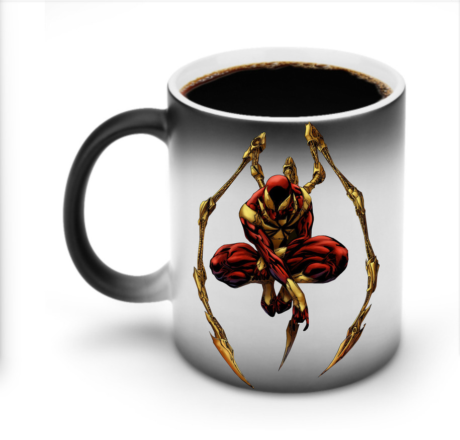 （画像用） Spider Man スパイダーマン 温度変色マグカップ