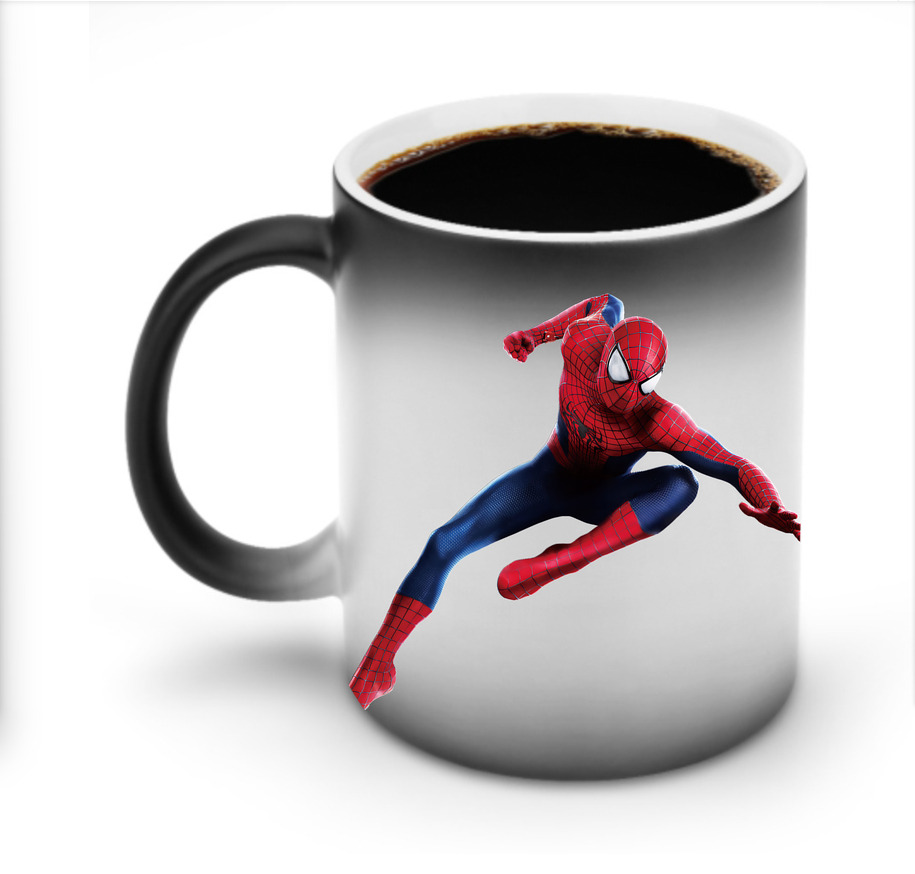 （画像用） Spider Man スパイダーマン 温度変色マグカップ