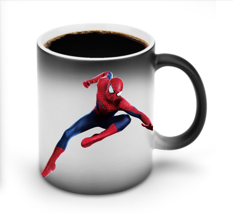 （画像用） Spider Man スパイダーマン 温度変色マグカップ