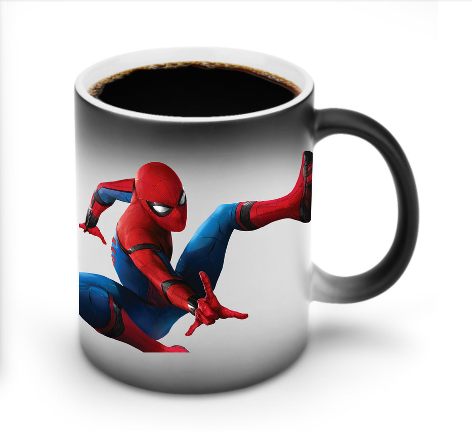（画像用） Spider Man スパイダーマン 温度変色マグカップ