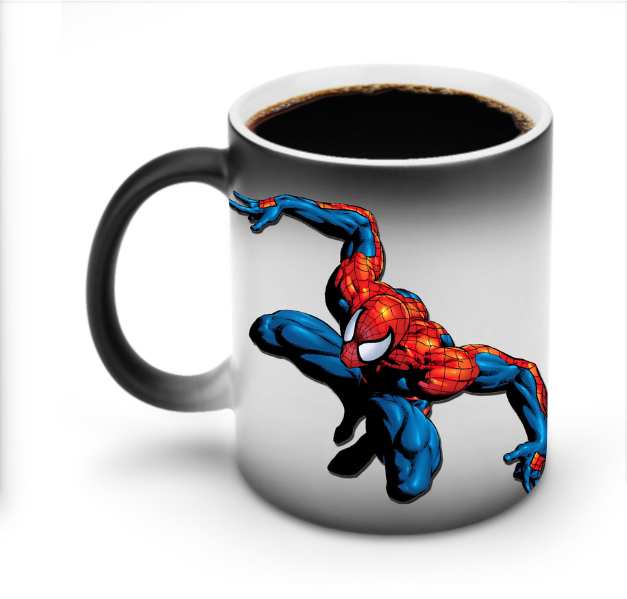 （画像用） Spider Man スパイダーマン 温度変色マグカップ
