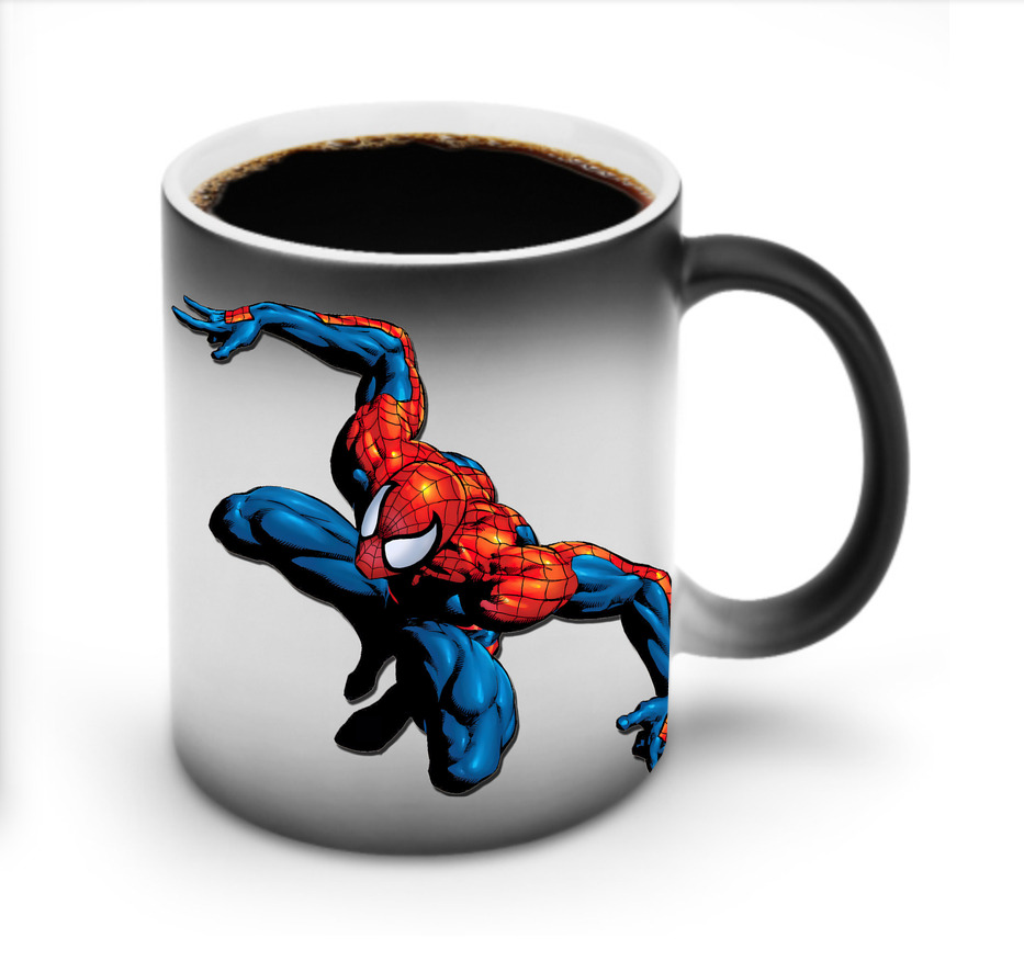（画像用） Spider Man スパイダーマン 温度変色マグカップ