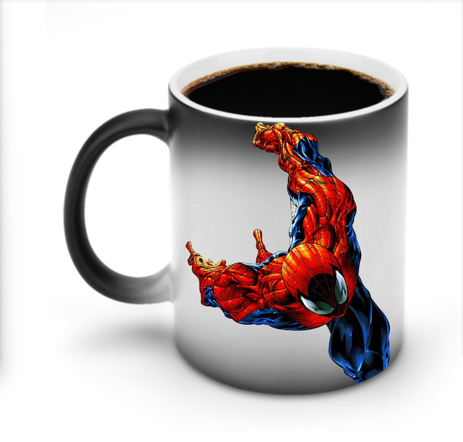 （画像用） Spider Man スパイダーマン 温度変色マグカップ