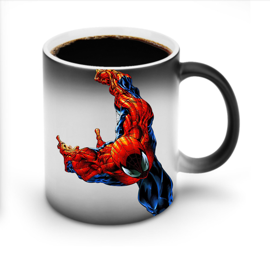 （画像用） Spider Man スパイダーマン 温度変色マグカップ