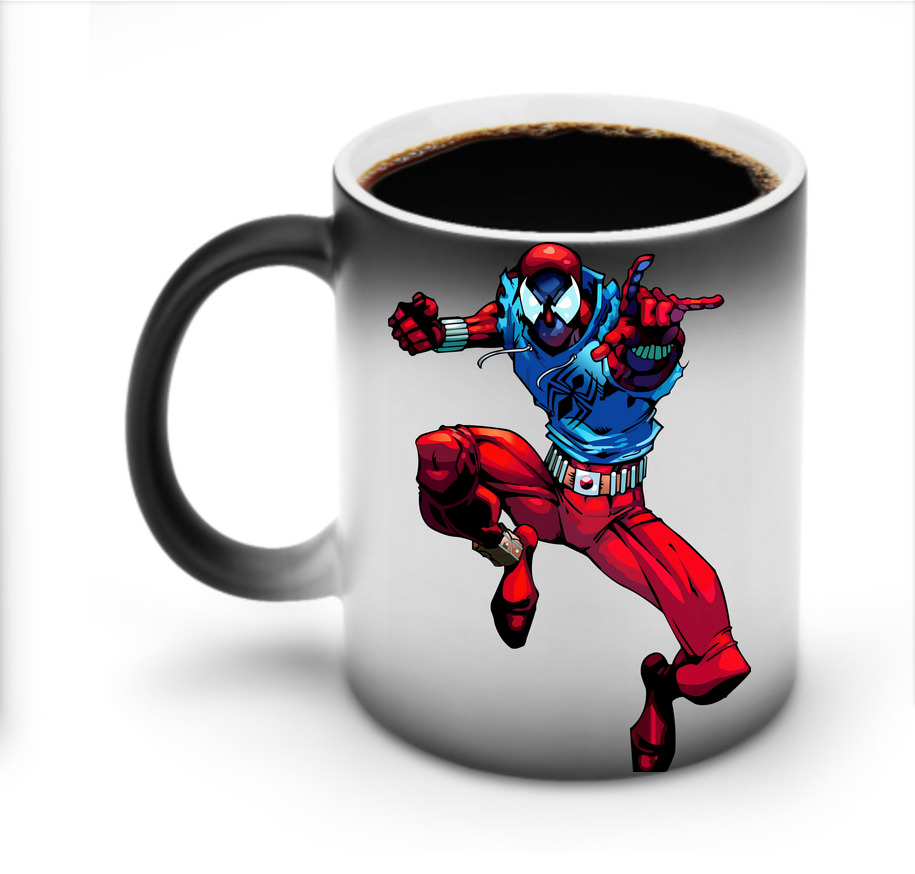 （画像用） Spider Man スパイダーマン 温度変色マグカップ