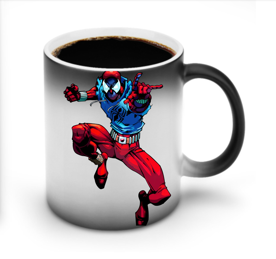 （画像用） Spider Man スパイダーマン 温度変色マグカップ