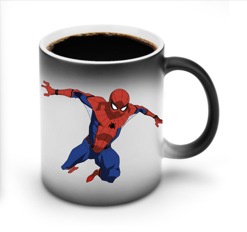 （画像用） Spider Man スパイダーマン 温度変色マグカップ