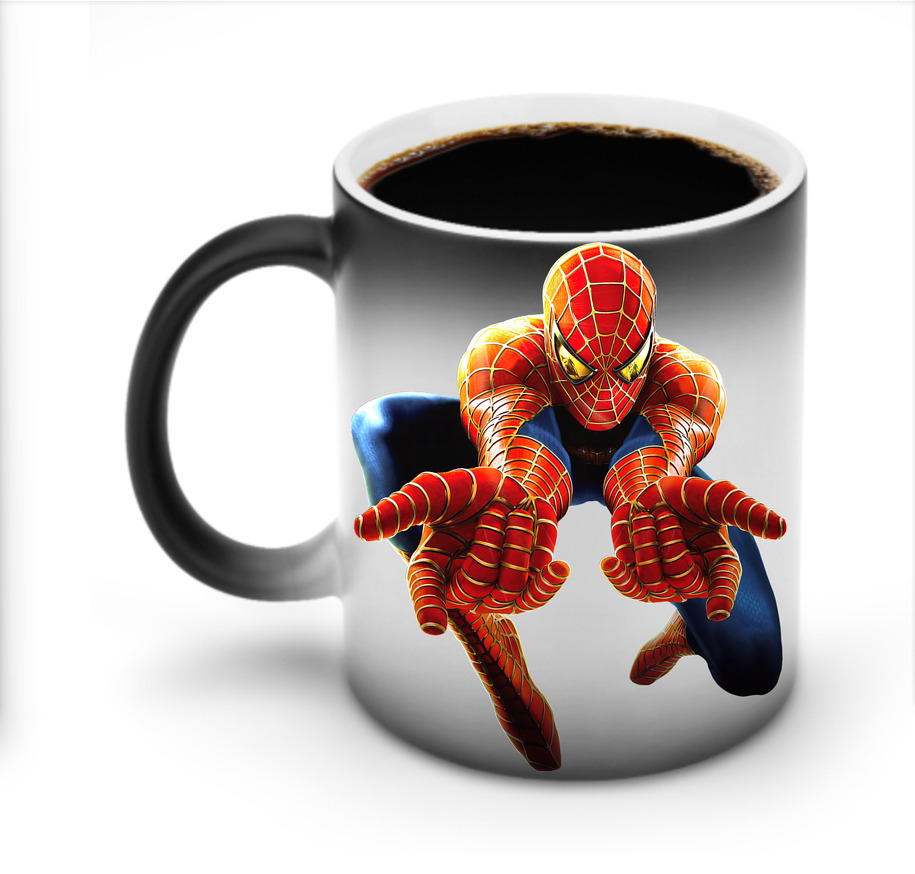 （画像用） Spider Man スパイダーマン 温度変色マグカップ
