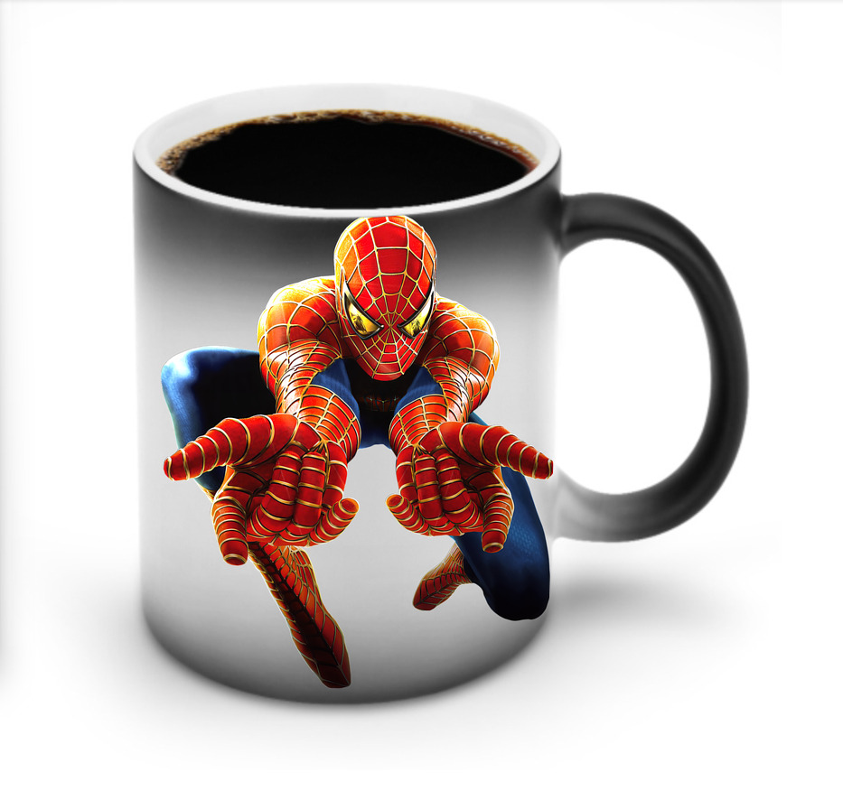 （画像用） Spider Man スパイダーマン 温度変色マグカップ