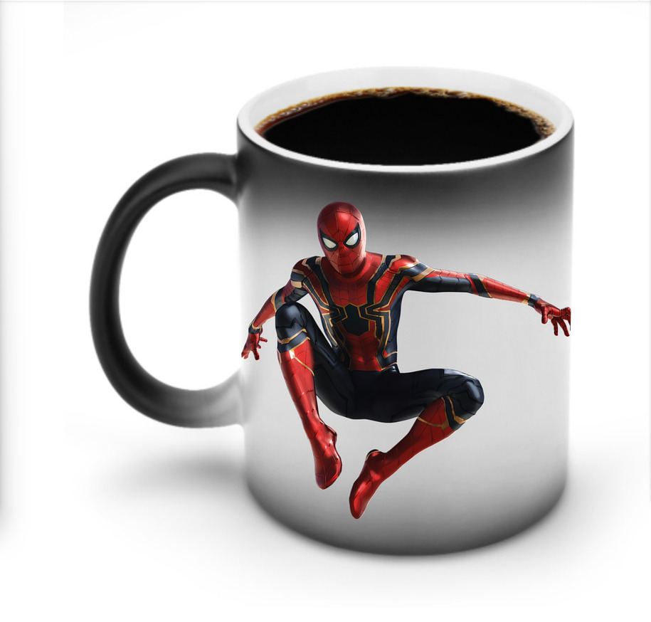 （画像用） Spider Man スパイダーマン 温度変色マグカップ
