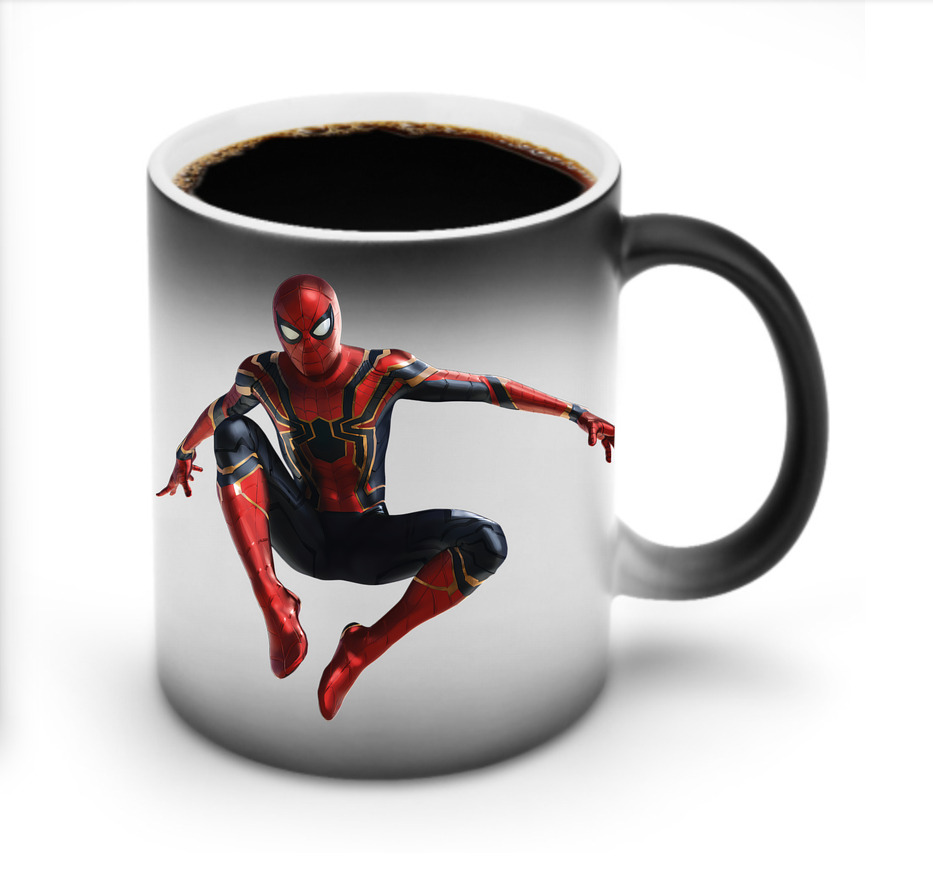 （画像用） Spider Man スパイダーマン 温度変色マグカップ
