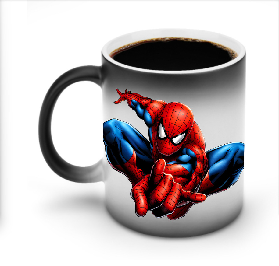 （画像用） Spider Man スパイダーマン 温度変色マグカップ