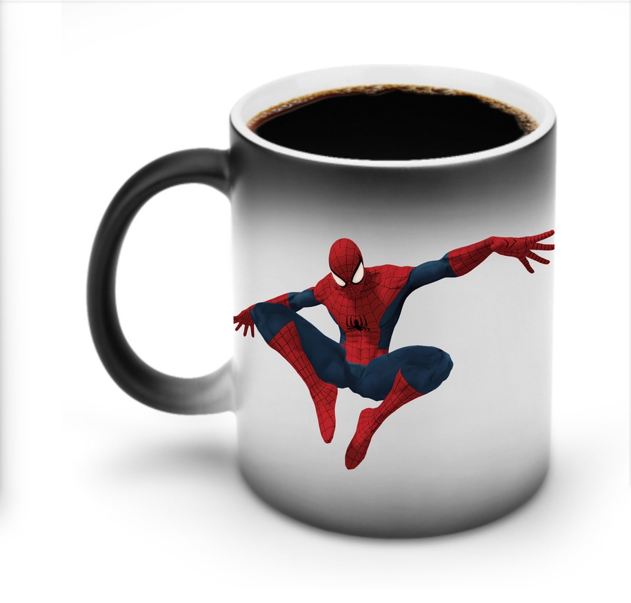 （画像用） Spider Man スパイダーマン 温度変色マグカップ