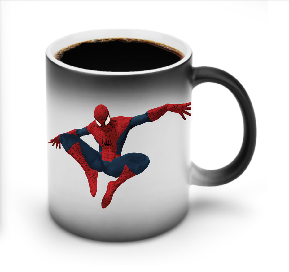 （画像用） Spider Man スパイダーマン 温度変色マグカップ