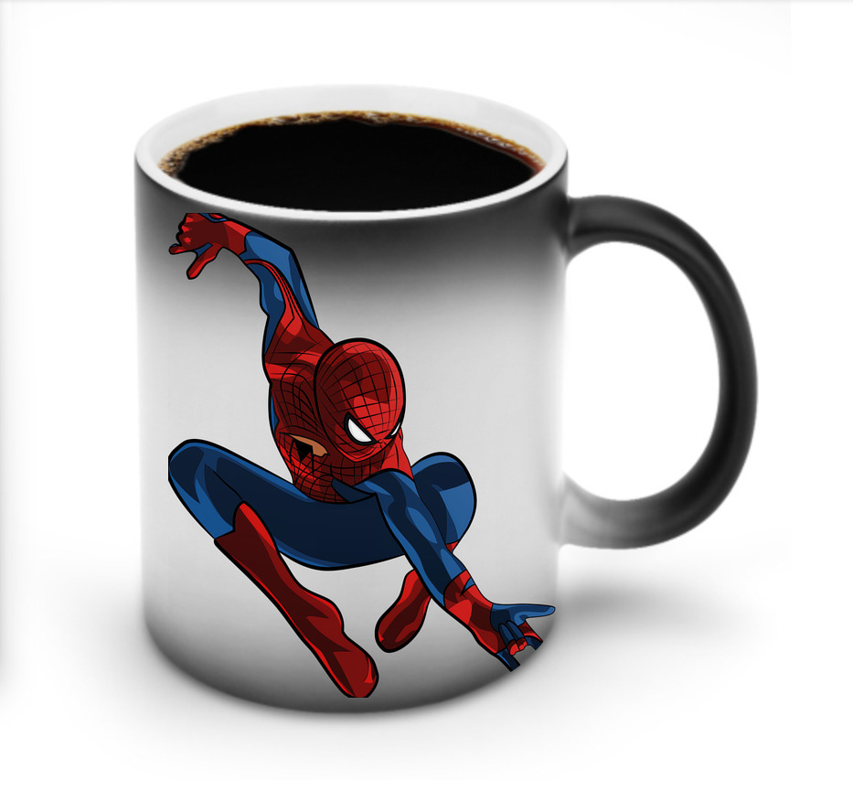 （画像用） Spider Man スパイダーマン 温度変色マグカップ