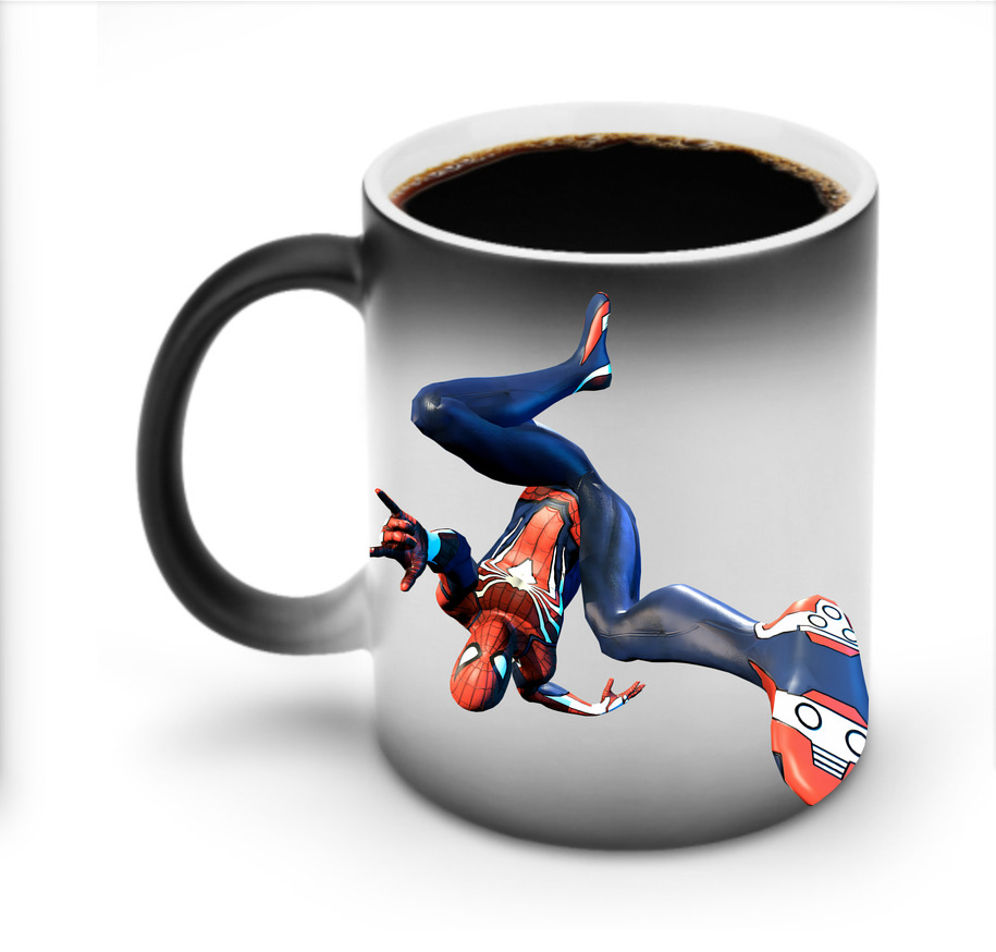 （画像用） Spider Man スパイダーマン 温度変色マグカップ