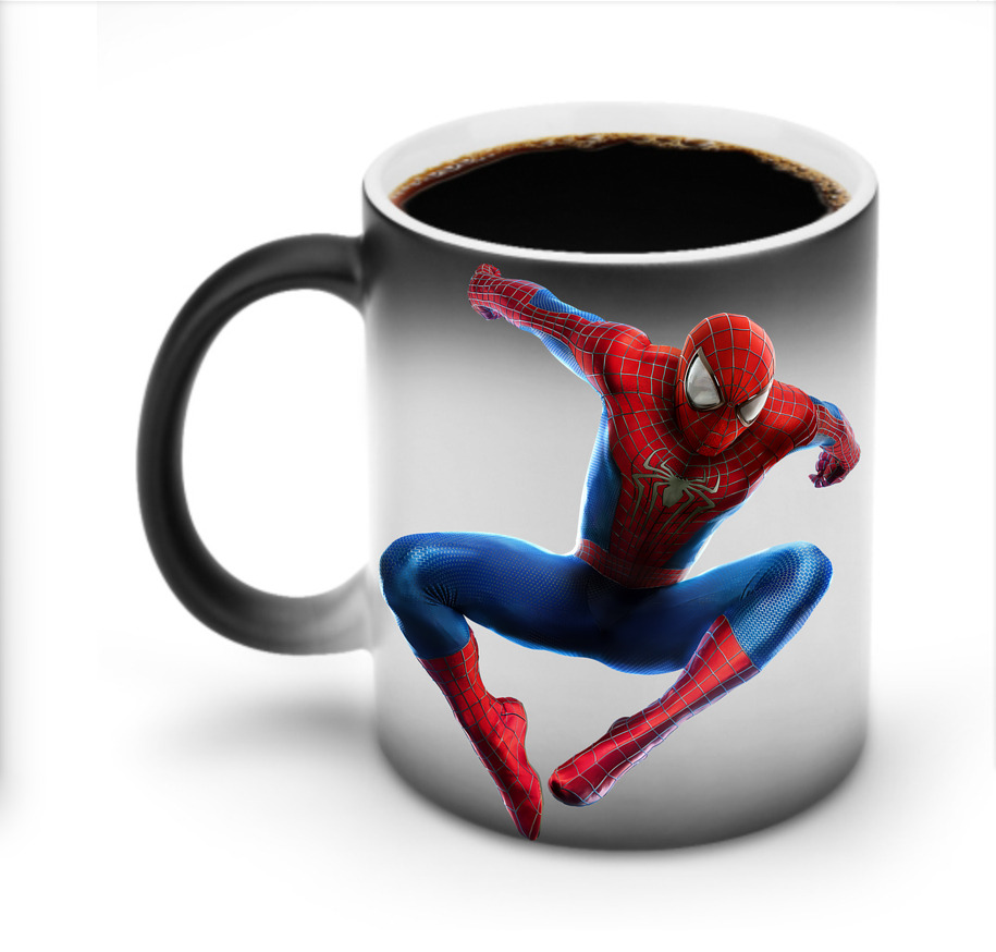 （画像用） Spider Man スパイダーマン 温度変色マグカップ
