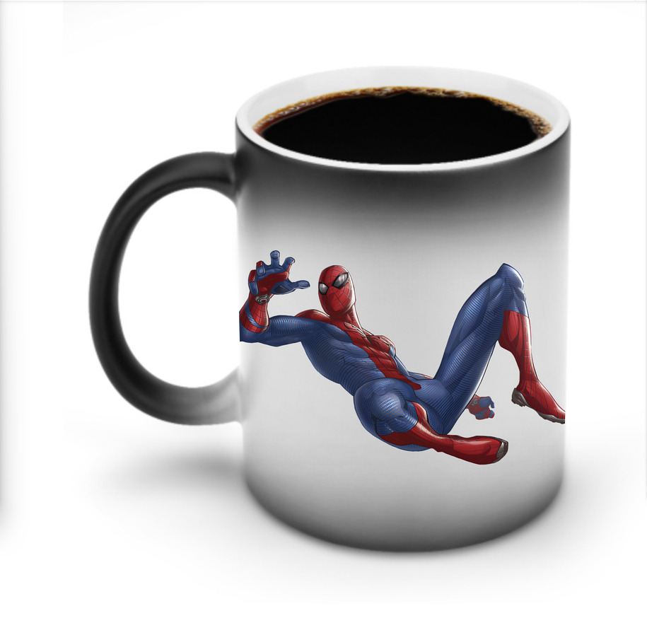 （画像用） Spider Man スパイダーマン 温度変色マグカップ