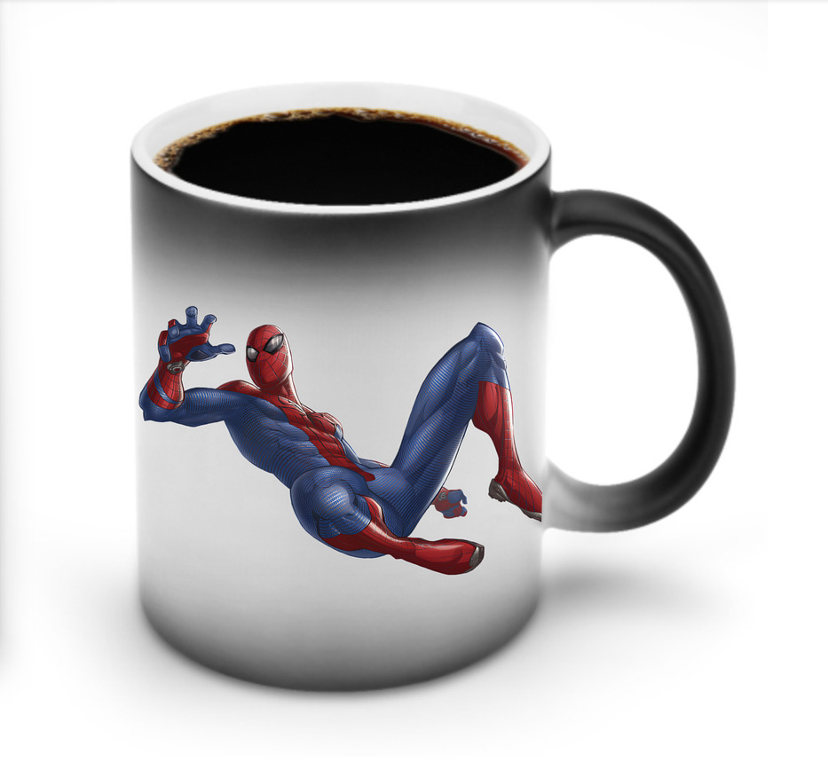 （画像用） Spider Man スパイダーマン 温度変色マグカップ